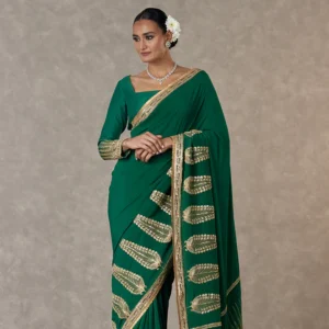 Green Son-Patti Saree